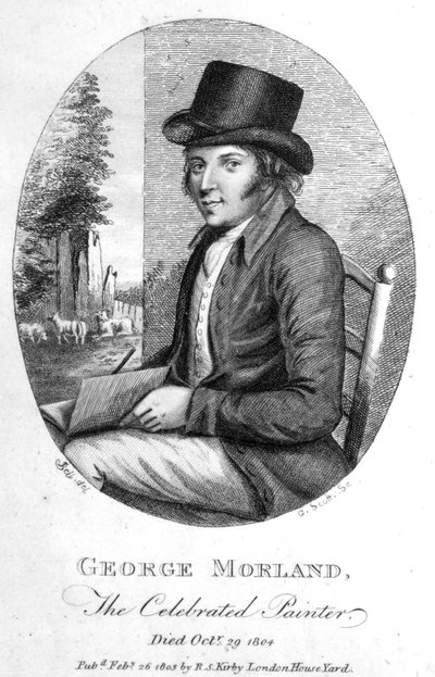George Morland, engraved by G. Scott, 1805 by English School
